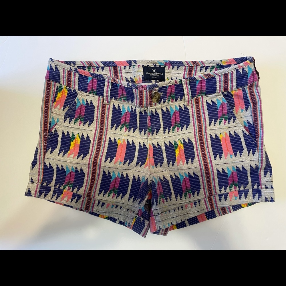 American Eagle Outfitters Aztec Print Shorts